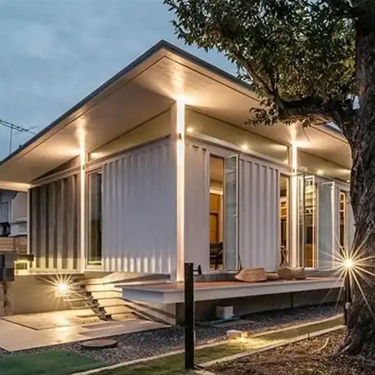 Detachable container house 20ft 40ft steel frame high quality furnished bathroom kitchen house