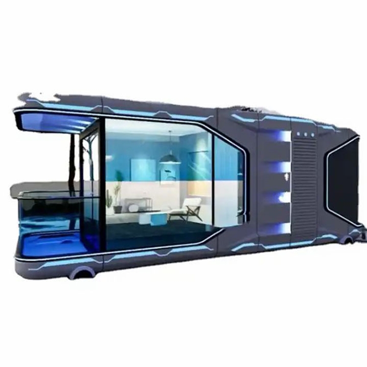 Hotel Prefabricated Capsule Rooms 2 Bedroom Container House Modular Capsule Rooms